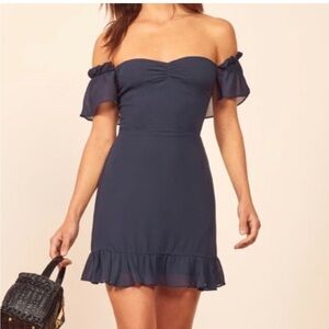 Reformation hyacinth Mini Dress